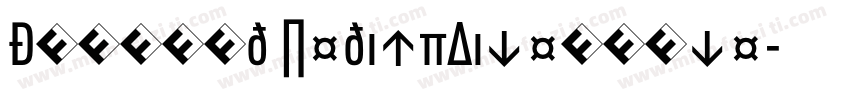 DINCond MediumAiternate字体转换